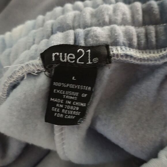 Rue 21 bluish gray tie dye sweatpants Sz L - Picture 7 of 7
